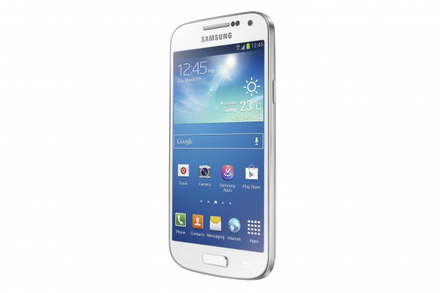 Samsung Galaxy S4 Mini version Blanche de 3/4