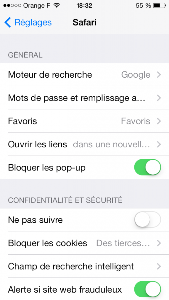 TUTO iOS 7 : Personnaliser la page d’accueil Safari sur iOS