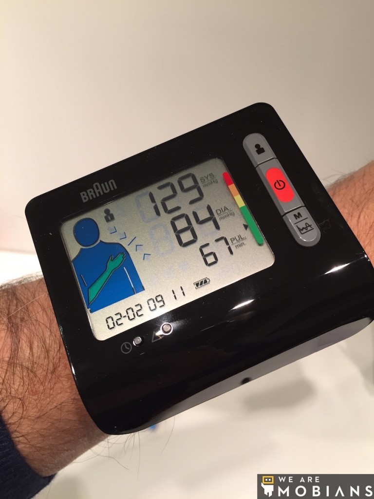 TrueScan Plus de Braun, le tensiomètre de poignet