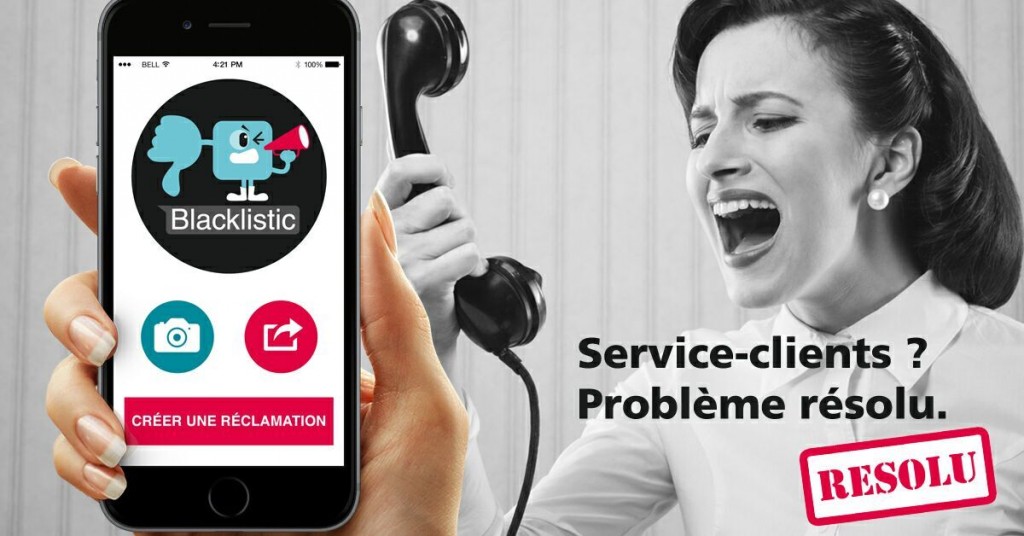 Blacklistic, l’application mobile des clients mécontents