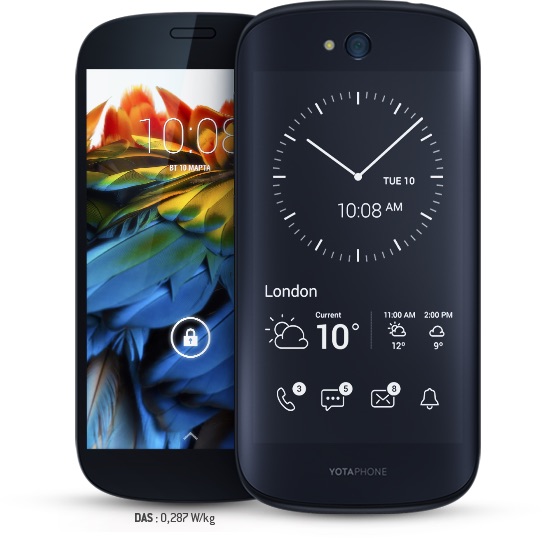 Le Yotaphone 2 est arrivé chez NRJ mobile