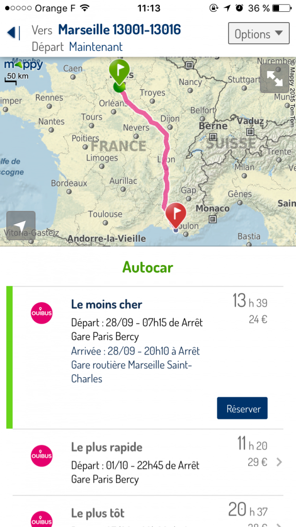Mappy devient le 1er comparateur de déplacement multimodal